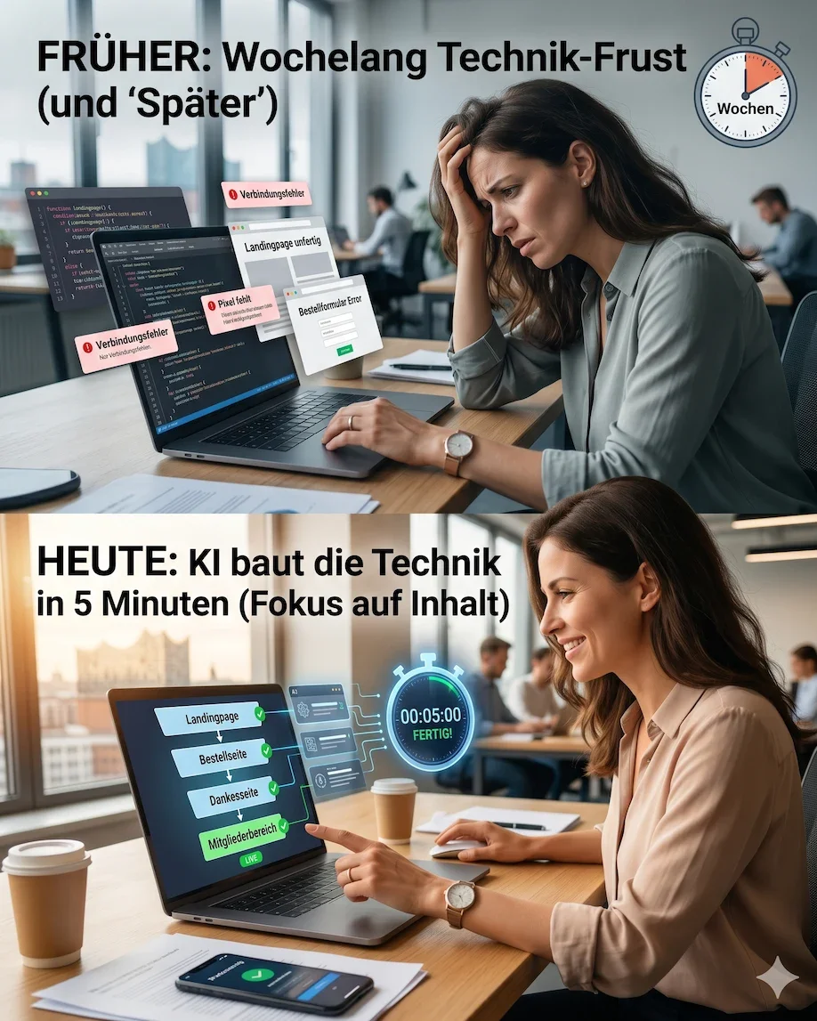 Funnelbau in 5 Minuten: Was an dem KI-Versprechen dran ist — und was nicht